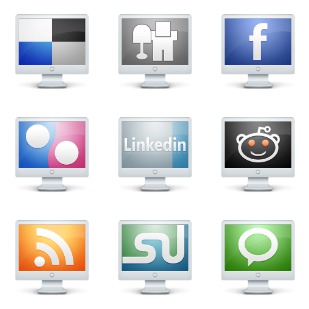 Social Media icon sets preview