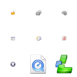 Linspire Clear icon sets preview