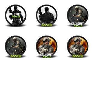 Call Of Duty Modern Warfare 3 icon sets preview