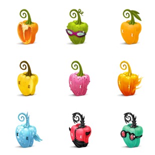 PEPPERS icon sets preview