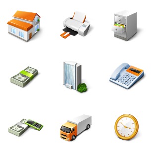 Business Desktop icon sets preview