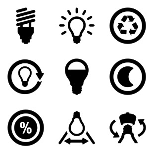 lamp indicators icon sets preview