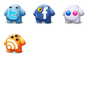 Social Creatures icon sets preview