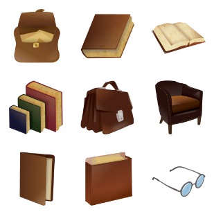 Library icon sets preview