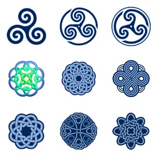 Celtic Knot icon sets preview