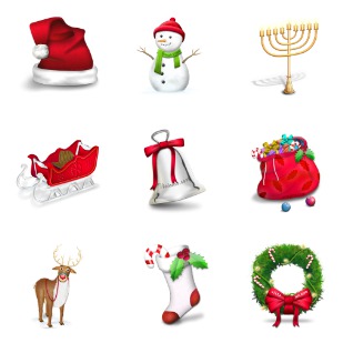 VISTAICO CHRISTMAS icon sets preview