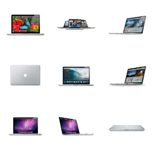 MacBook Pro Pack icon sets preview