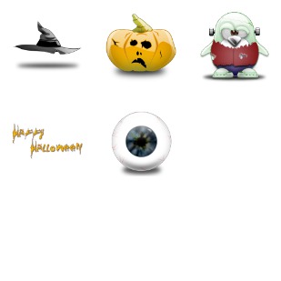 Halloween icon sets preview