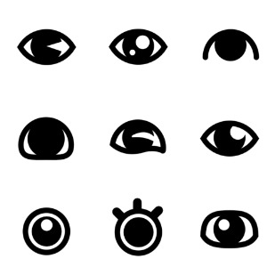 eyes icon sets preview