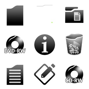 ClearBlack icon sets preview