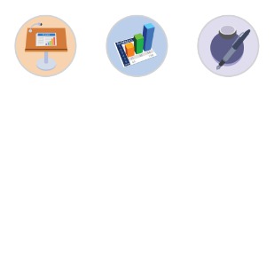 iWork icon sets preview