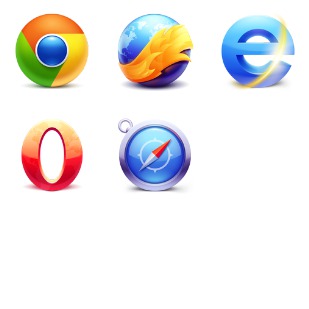 Browser icon sets preview