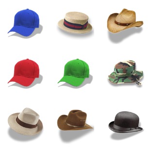 Hat icon sets preview