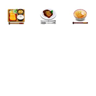 Cuisine icon sets preview