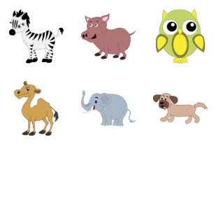 lovely animals icon sets preview