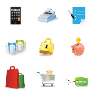 E-Commerce icon sets preview