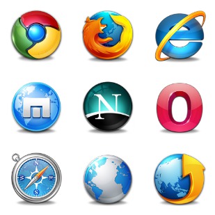 Browsers icon sets preview