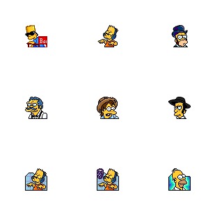 Simpsons Vol. 11 icon sets preview