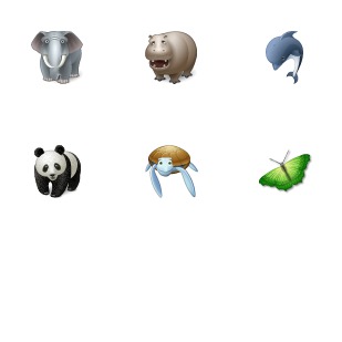 Animals icon sets preview