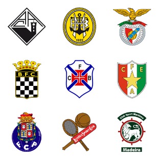 Portugese Football Club icon sets preview