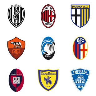 Italian Football Club icon sets preview