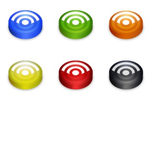 Rss Feeds Rounded icon sets preview