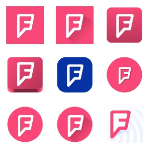 Foursquare icon sets preview