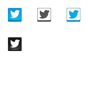 Boxy Twitter icon sets preview