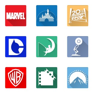 Movie Company icon sets preview