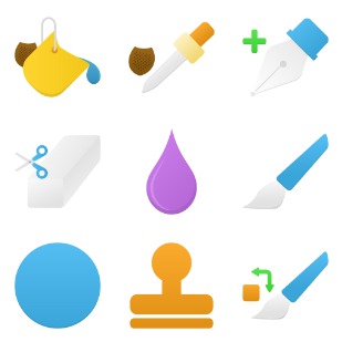 Flatastic 6 icon sets preview