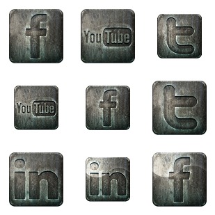 Derelict Social Media icon sets preview