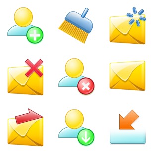 Email icon sets preview