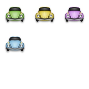 Classic Beetle icon sets preview