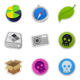 Sticker 1 icon sets preview