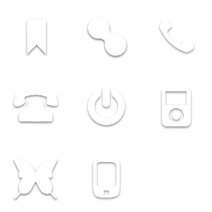 White Pack icon sets preview