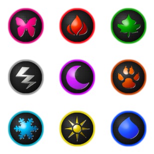 Elements icon sets preview