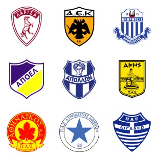 Greek Football Club icon sets preview