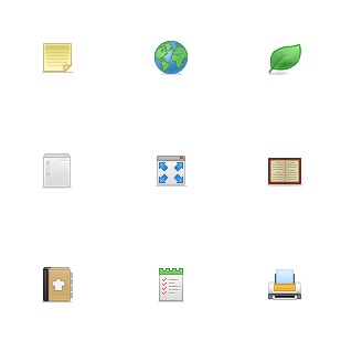 for MealKeeper's soft icon sets preview