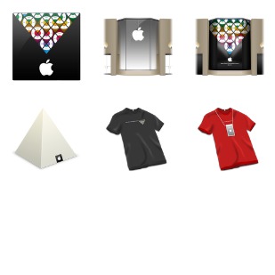 Apple Store Louvre icon sets preview