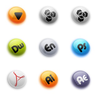 Qure for Adobe Creative Suite icon sets preview