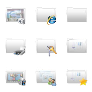 Clarity Folder icon sets preview