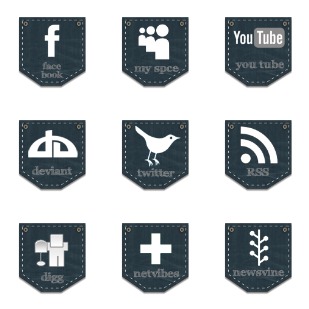 Social Jeans icon sets preview