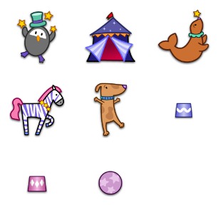 The Circus icon sets preview