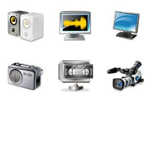 Real Vista Multimedia icon sets preview