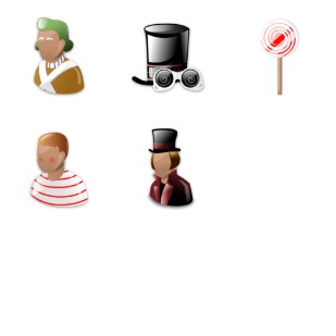 Charlie And The Chocolate Factory icon sets preview