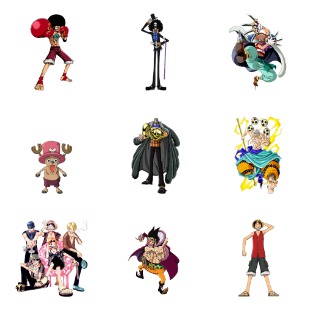 One Piece Manga icon sets preview