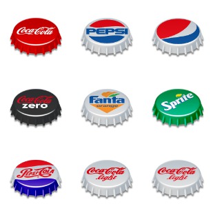 Soda Pop Caps icon sets preview