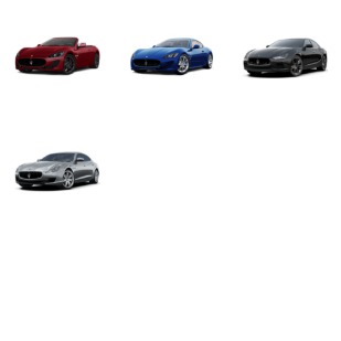 Maserati car icon sets preview