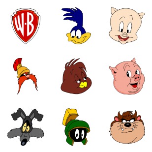 Looney Tunes icon sets preview