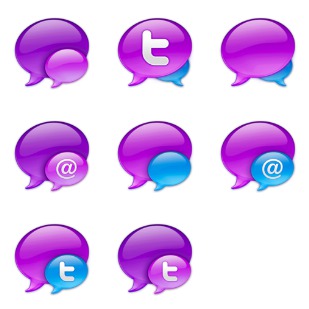 Tweetie Balloons icon sets preview